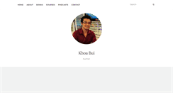 Desktop Screenshot of khoa-bui.com
